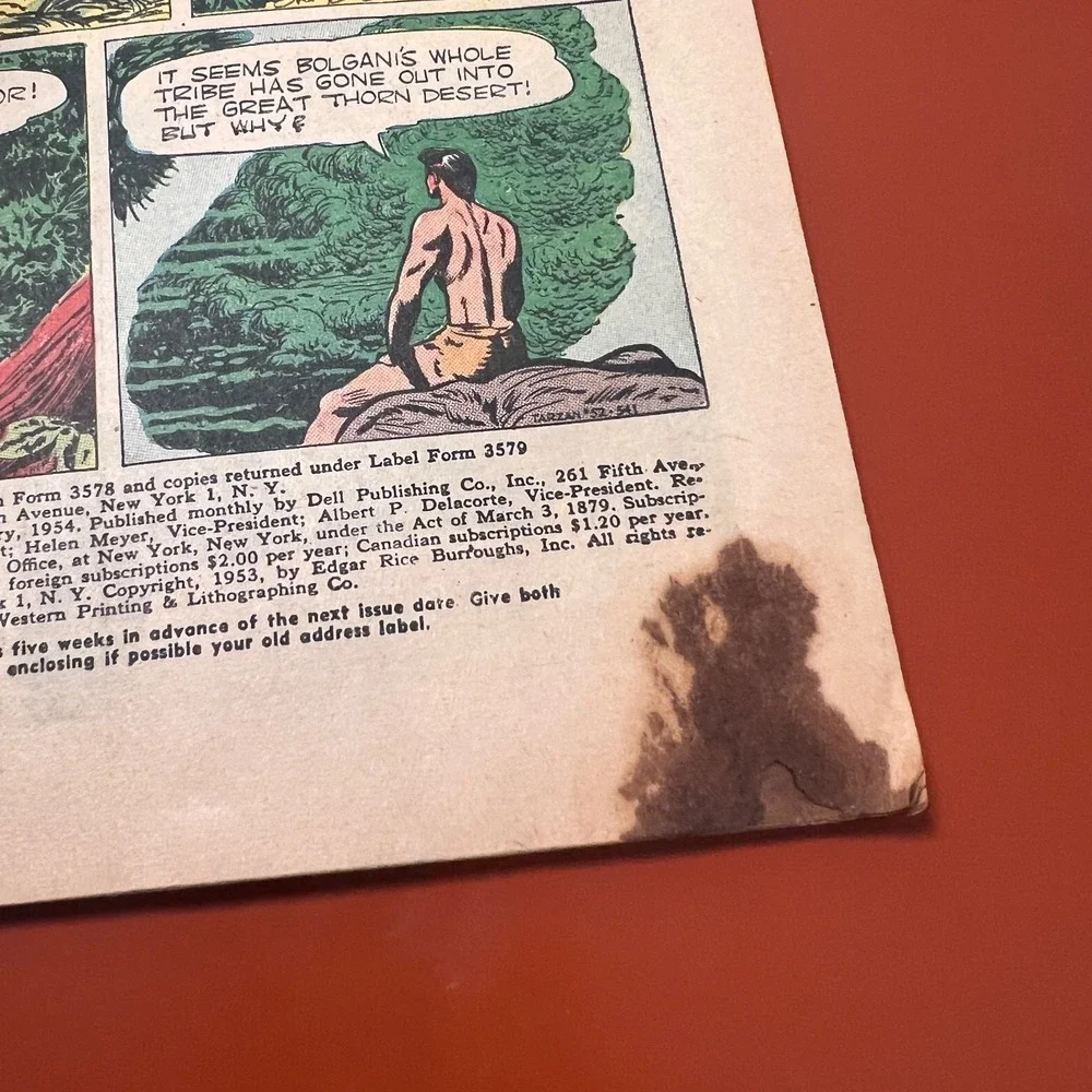 Tarzan #52  Dell‎ January Lex Barker Comic